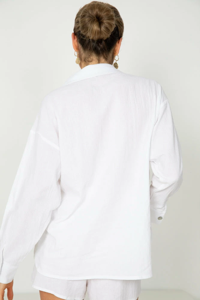 Sassy Hills Fashion Masa Top - White 4 Sassy Hills Fashion Masa Top - White