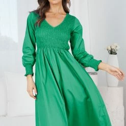 Miracle Fashion Paperine Dress - Green CLOTHING