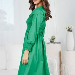 Miracle Fashion Paperine Dress - Green CLOTHING