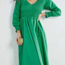Miracle Fashion Paperine Dress - Green CLOTHING