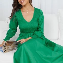 Miracle Fashion Paperine Dress - Green CLOTHING