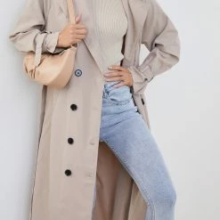 Dream House Persis Trench Coat - Mocha CLOTHING