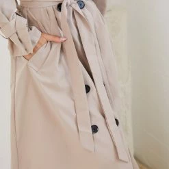Dream House Persis Trench Coat - Mocha CLOTHING
