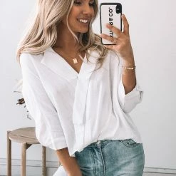 Valeria CLOTHING Plato Top - White