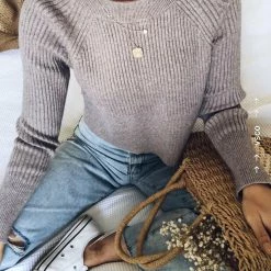 Cesi Fashion Margo Top - Mushroom CLOTHING 12 Cesi Fashion Margo Top - Mushroom CLOTHING