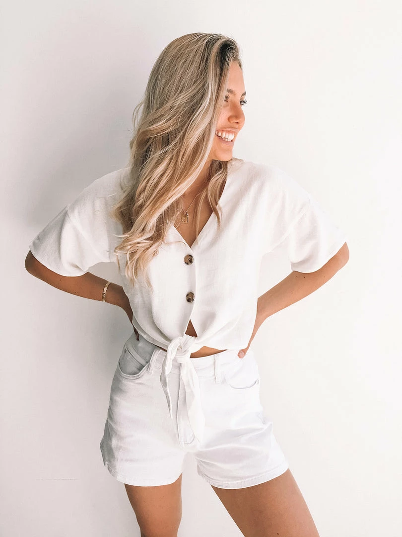 Desire CLOTHING Seniorah Top - White 3 Desire CLOTHING Seniorah Top - White