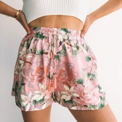 RedBerry Kimmie Shorts - Pink Print CLOTHING