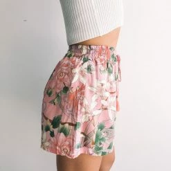 RedBerry Kimmie Shorts - Pink Print CLOTHING
