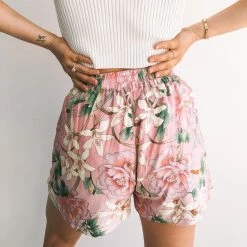 RedBerry Kimmie Shorts - Pink Print CLOTHING