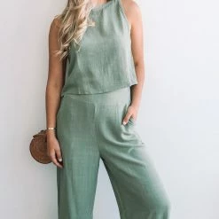 Style Box Lighthouse Pants - Sage