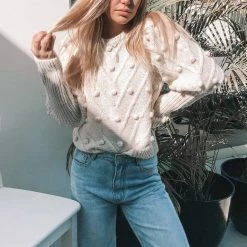 HQ Fashion Dauphine Knit - Cream CLOTHING 12 HQ Fashion Dauphine Knit - Cream CLOTHING