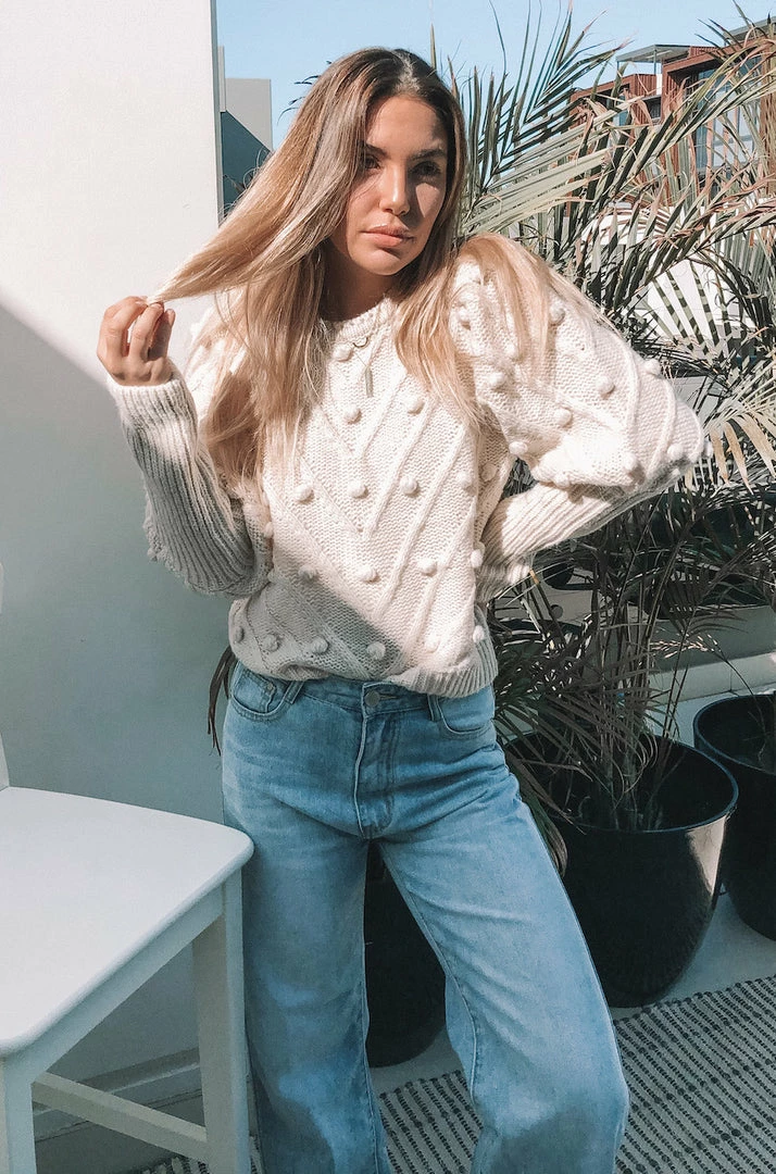 HQ Fashion Dauphine Knit - Cream CLOTHING 6 HQ Fashion Dauphine Knit - Cream CLOTHING