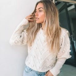 HQ Fashion Dauphine Knit - Cream CLOTHING 11 HQ Fashion Dauphine Knit - Cream CLOTHING