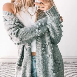 HQ Fashion Bassike Cardigan - Grey CLOTHING