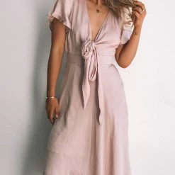 Esther The Label Bryla Dress - Blush CLOTHING