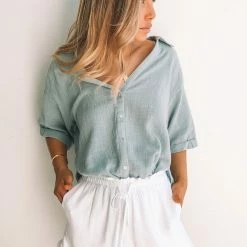 Desire Fraise Top - Faded Teal 9 Desire Fraise Top - Faded Teal