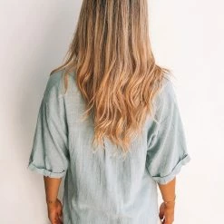 Desire Fraise Top - Faded Teal