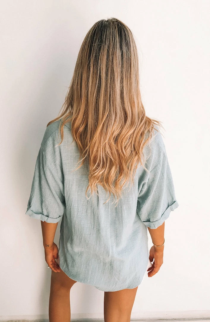 Desire Fraise Top - Faded Teal 4 Desire Fraise Top - Faded Teal