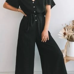 Miracle Fashion Tommy Jumpsuit - Black 13 Miracle Fashion Tommy Jumpsuit - Black