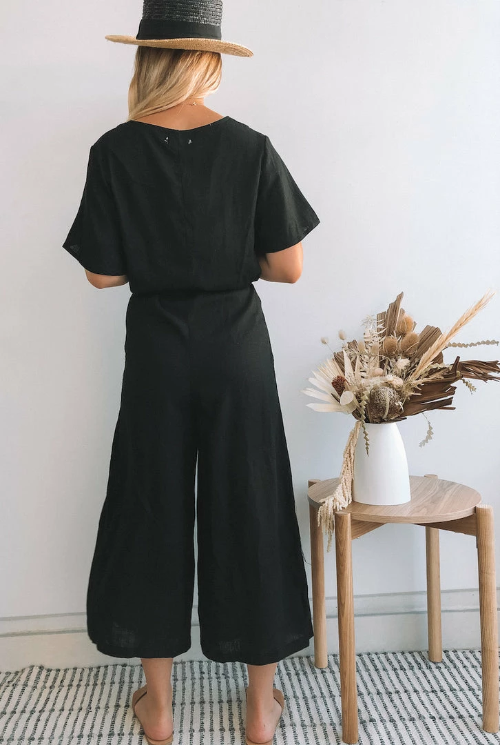 Miracle Fashion Tommy Jumpsuit - Black 5 Miracle Fashion Tommy Jumpsuit - Black