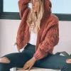 HQ Fashion Jorja Cardigan - Dark Rust 1 HQ Fashion Jorja Cardigan - Dark Rust
