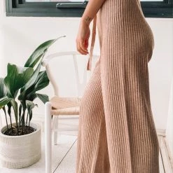 Qtrend Fashion PTY LTD Journal Pants - Beige CLOTHING