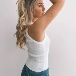 Qtrend Fashion PTY LTD CLOTHING Essence Crop Top - White