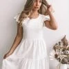 Miracle Fashion Balandra Dress - White CLOTHING 2 Miracle Fashion Balandra Dress - White CLOTHING