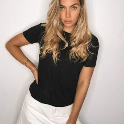 Sunny Girl Primed Top - Black CLOTHING 14 Sunny Girl Primed Top - Black CLOTHING