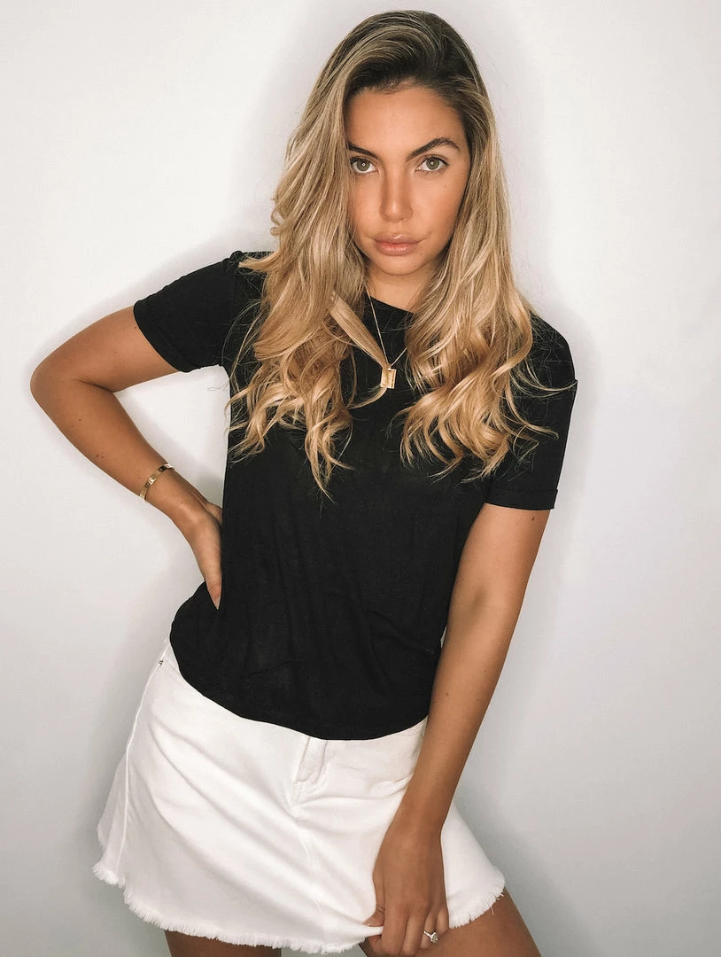 Sunny Girl Primed Top - Black CLOTHING 7 Sunny Girl Primed Top - Black CLOTHING