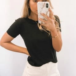 Sunny Girl Primed Top - Black CLOTHING 15 Sunny Girl Primed Top - Black CLOTHING