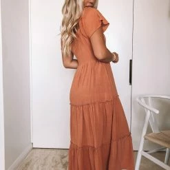 Style Box Celie Dress - Rust