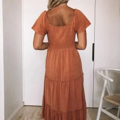 Style Box Celie Dress - Rust
