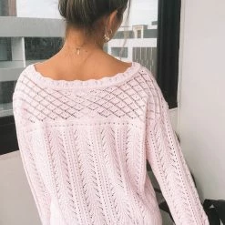 Rock Denim CLOTHING Dreamer Knit - Blush