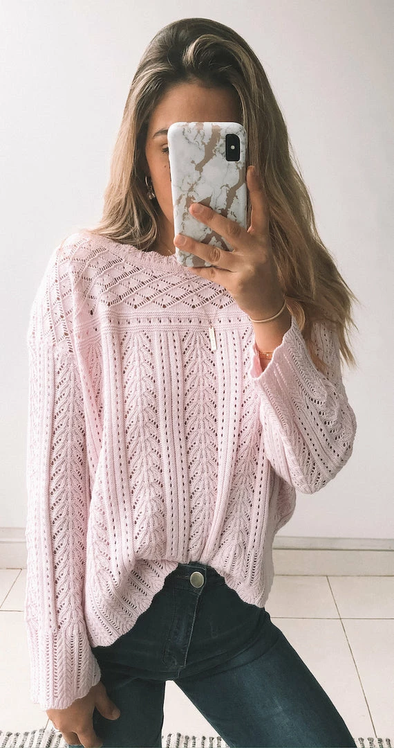 Rock Denim CLOTHING Dreamer Knit - Blush 5 Rock Denim CLOTHING Dreamer Knit - Blush