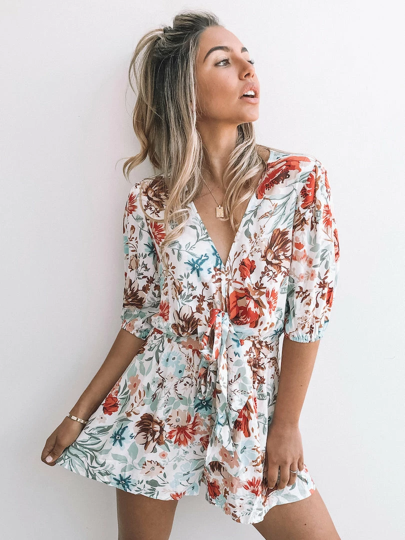 Rock Denim CLOTHING Kairo Playsuit - Print 3 Rock Denim CLOTHING Kairo Playsuit - Print