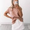 Miracle Fashion Aera Top - Dusty Pink CLOTHING