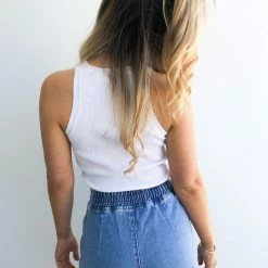 Style Box Pique Shorts - Blue CLOTHING