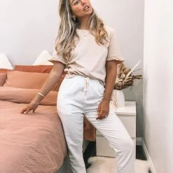 Sassy Hills Fashion CLOTHING Holiyay Pants - White