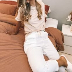 Sassy Hills Fashion CLOTHING Holiyay Pants - White