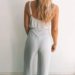 Style Box Saffara Jumpsuit - Ice Blue
