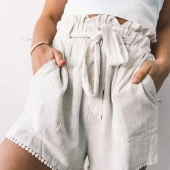 Miracle Fashion Refreshed Shorts - Beige 7 Miracle Fashion Refreshed Shorts - Beige