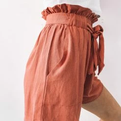 Miracle Fashion CLOTHING Refreshed Shorts - Rust