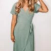 Style Box Tended Dress - Sage