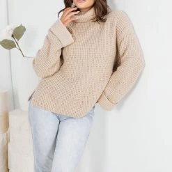HQ Fashion Phylis Knit - Beige CLOTHING