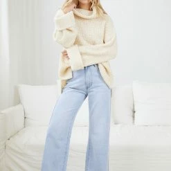 HQ Fashion CLOTHING Phylis Knit - Cream