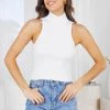 Qtrend Fashion PTY LTD Pickle Knit Top - White 2 Qtrend Fashion PTY LTD Pickle Knit Top - White