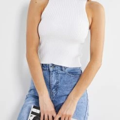 Qtrend Fashion PTY LTD Pickle Knit Top - White