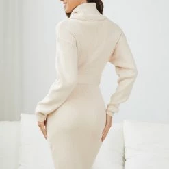 Kaarlo Fashion Pty Ltd Pitcher Dress - Beige