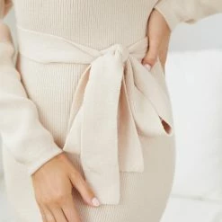 Kaarlo Fashion Pty Ltd Pitcher Dress - Beige